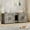 Gray, variant on MAROUTE Double Cat Litter Box Enclosure – Wooden Hidden Furniture for 2 Cats, 3-in-1 Cabinet for Living Room Bedroom, Spacious Enclosed Design, Black Walnut