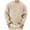 Khaki, variant on Busydd Mens Sweatshirts Solid Color Pullover Sweatshirt Casual Loose Cotton Sweatshirt Pullover Tops Long Sleeve Crew Neck Sweatshirt for Mens