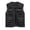 Black, variant on Men's Vest Mesh Lined Zip-up Utility Waistcoat with D-Ring and Multi-Pocket Breathable Outdoor Hiking Vest