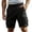 *Black, variant on VBVC Men's Drawstring Lightweight Cargo Shorts with Pockets , Summer Outdoor Hiking Work Shorts For Men,Dark Gray,S-3XL