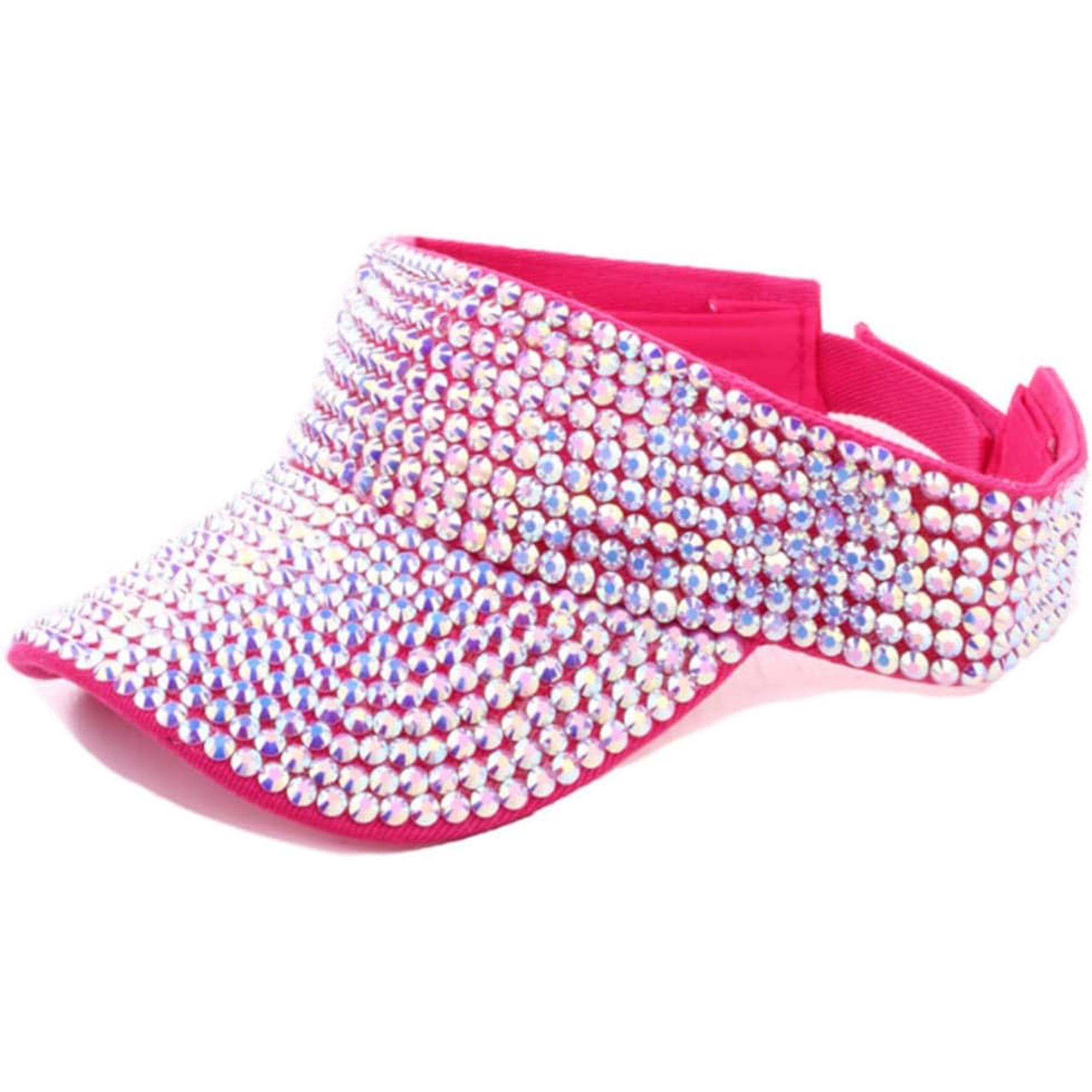 Sun Visor Glitter Visor Shiny Rhinestones Plain Sport Sun Visor Adjustable Summer Cap Visor Caps for Women Men Golf