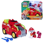 (Open Box) PAW Patrol: The Dino Movie Marshall Dino Rescue Firetruck, Ages 3+