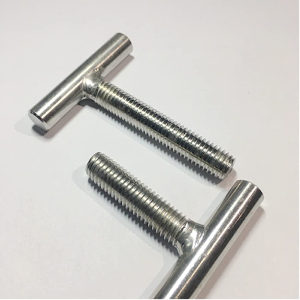 2 Pcs 304 Stainless Steel T-Cylinder Weld Rivets M4x50mm.
