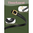 thumbnail image 6 of Timarkment 2Pcs Belts for Women with Gold Buckle Black Brown Womens Belt for Jeans Dresses, 6 of 10