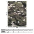 thumbnail image 4 of Orinice Camo Print Fabric Black Stripe White Stripe Warm Lightweight Blanket Soft Fleece Blankets Throw Blanket Living Rooms Sofa Decor Cow Gifts Blanket All Seasons Super Soft Blanket for, 4 of 6
