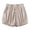Z-Beige218, variant on Boys Girls Puff Shorts Summer Toddler Kids Elastic Waist Soft Solid Color Breathable Casual Playwear Kids Ruffle Loose Fit Bottoms With Pocket