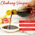 thumbnail image 4 of NPG Premium Authentic Chinkiang Vinegar 19.61 Fl Oz (580ml), 3 Years Aged Zhenjiang Black Rice Vinegar, Naturally Brewed Chinese Black Vinegar For Dumplings, Xiao Long Bao, Sushi, Salad, Marinade, 4 of 7