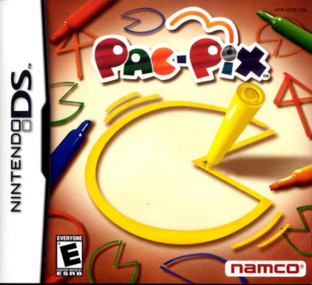 Pac Pix Nintendo Ds Use The Stylus To Draw Pac Man And Watch As He Comes To Life On Screen For A Totally New Gameplay Experience By Brand Namco Walmart Com
