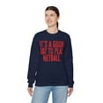 thumbnail image 7 of Netball Sweatshirt Gifts Crew Neck Shirt Long Sleeve Unisex, 7 of 7
