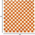 thumbnail image 5 of Highcool 200 Sheets Orange and White Checkered Food Wrapping Paper, Dry Waxed Deli Paper, Paper Liners for Plastic Food Basket, Bread and Sandwich Wrap Paper (12''x12'') (Orange), 5 of 5