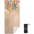 thumbnail image 2 of SKYSONIC Beach Towels 30"x60", Summer Seashells Starfish Camping Towels Sand Dunes Sand Free Beach Towel, Large Beach Towels Quick Dry Bath Travel Towels Pool Yoga Beach Mat for Men Women, 2 of 7
