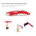 thumbnail image 3 of Kato 5-Piece Wine Accessory Set with Corkscrew & Foil Cutter Knife - Bottle Opener Kit for Wedding, Birthday Gifts (Red Gift Box), 3 of 7