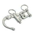 thumbnail image 3 of 70mm Swivel Shackle 360 Degrees Rotatable 316 Stainless Steel Quick Release Snap Hook Sailing Rigging Shackles Marine Accessories, 3 of 9