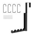 thumbnail image 3 of Retractable Clothes Rack Drying Rack Wall Mounted Foldable Indoor Coat Door Hanger Hook, 3 of 9