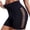 Black, variant on Gyexs Women's High Waist Cut Out Yoga Shorts, Seamless Workout Biker Shorts with Side Detail Black, Size XL
