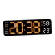 thumbnail image 4 of Reloj de pared Macarena Reloj de pared digital Reloj de pared LED naranja claro blanco, 4 of 8