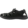thumbnail image 3 of Men's Nunn Bush Rio Vista Fisherman Sandal Black Leather 8 W, 3 of 6