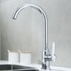 thumbnail image 1 of Grifo de cocina, con grifo mezclador de cocina giratorio de 360° y grifo de agua fría y caliente ajustable, adecuado para fregadero de cocina con revestimiento de cromo Starlight y diseño de cuerpo de esquí esquí Gafas de esquí, 1 of 1