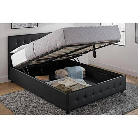 DHP Cambridge Upholstered Bed with Storage