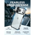 thumbnail image 3 of XSPLENDOR Electroplated 4-Corner Shockproof Phone Case for iPhone 17/16/15/14/13/12/11/X/XS Series-Crystal Clear Protective Cover with Full Lens Protection, MagSafe Compatible (Black), 3 of 5