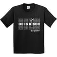 thumbnail image 3 of Inktastic He is Risen Mirror Words Youth T-Shirt, 3 of 5