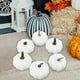 thumbnail image 2 of Modelo de calabazas artificiales, 6 uds., verduras artificiales, bonitas calabazas artificiales rústicas DIY para Halloween, chimenea, tienda, adorno Estilo A, 2 of 5
