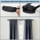 thumbnail image 5 of Barra de cortina doble envolvente para ventanas empalme interno 1 pulgada delantera y 5/8 pulgadas trasera ajustable con remates y soportes de alumini, 5 of 7