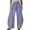 Blue, variant on kaondbfi Spring Fall Essentials Casual Clothing Lady's Four Pocketed Double Printed Casual Pants Summer Casual Pants for Women