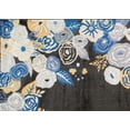 thumbnail image 6 of Rugs America Hanna VA35A Royal Blossom Golden Onyx Floral Transitional Black Area Rug, 2'x4', 6 of 7