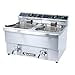 thumbnail image 3 of Adcraft DF-12L/2 Friteuse Réservoir Double de 50 Livres Friteuse Électrique de Comptoir 208v NSF, 3 of 4