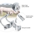 thumbnail image 2 of 2 Pcs Clip de Tube Croisé en Fer Galvanisé 1/2 Pouce pour Élever les Cochons, 2 of 5