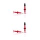thumbnail image 1 of Greeniant Paquete de 2 válvulas de neumático sin cámara de montaña de 40mm, válvulas de neumático de aleación de aluminio con junta Rojo 2piezas, 1 of 6