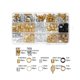 thumbnail image 2 of 200 piezas de accesorios para el cabello, joyas para el cabello, adornos para trenzas, incluidos puños para el cabello, colgantes para trenzas, pinzas para el cabello con caja de almacenamiento, 2 of 5