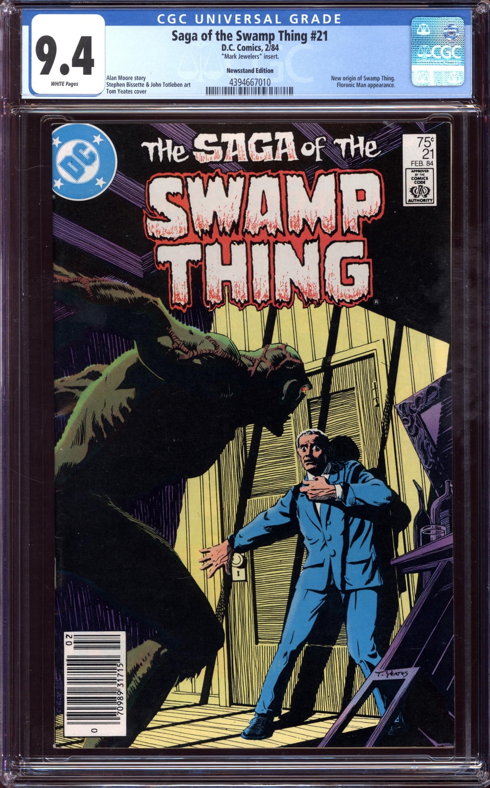 Cover of The Saga of Swamp Thing #21