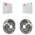 thumbnail image 1 of CMX Rear Disc Brake Rotors Pair for Car Land Rover Range Sport LR4 LR3 K8-100817, 1 of 8