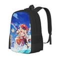 thumbnail image 2 of Genshin Impact Fashion Backpack Rucksack Casual Daypack School Bag Unisex Computer Bag Bookbags Multi-Purpose Laptop Backpack, 2 of 9