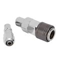 thumbnail image 4 of 2Pcs Self Locking Connector Replacement Alloy Steel Pneumatic Air Pipe Joint 20SP+20PP, 4 of 4