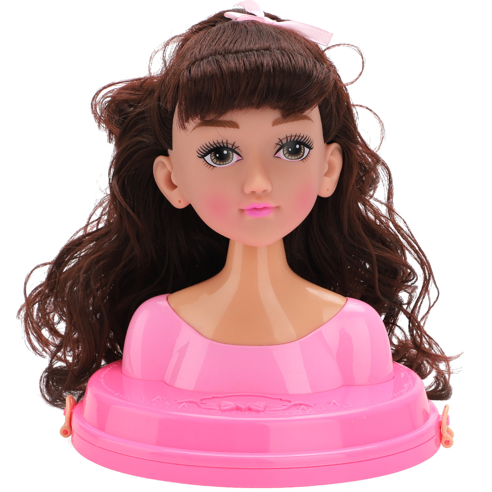 For 3-6 years)Kids Dolls Styling Head Makeup Comb Hair Toy Doll