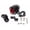 Black, variant on Motorcycle Bullet Rear Brake Stop Running Tail Light Cafe Racer Vintage Retro Bobber Old School CB XL Cafe Racer Cruiser