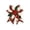 C, variant on Patchwork Bow Sewing Kit Fabric Wreath Craft, Star Shaped Quilted Bow with Thick Premium Fabric, Tight Stitching Decorative Ornament for Door, Window, Mantel, Fall Holiday