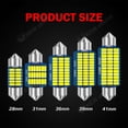 thumbnail image 3 of KEIN Coche Techo Cúpula Luz T10 Led 31mm Festoon 28mm 36mm 39mm 41mm 194 168 C5W C10W C3W 3014 Panel Interior Del Leer Matrícula Componentes Interiores Auto Motocicleta Lámpara, 3 of 3