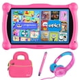 thumbnail image 2 of (5 pack) Contixo 7-Inch Kids Tablets Bundle, 32GB Educational Android Tablet with Headphones and Stylus, Pink, 2 of 11