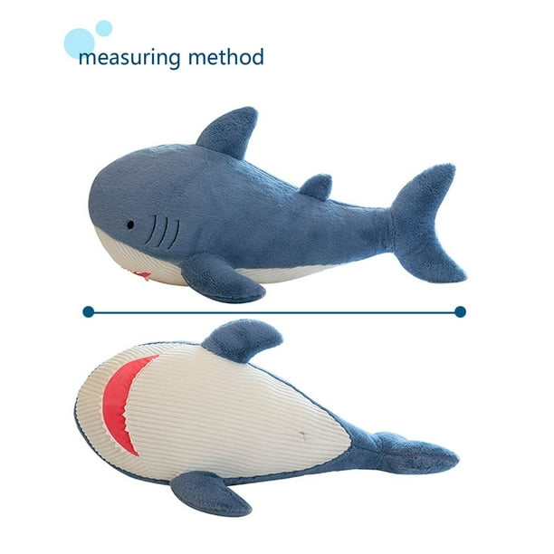 WIFORNT Cartoon Shark Stuffed Plush Doll, Cute Soft Pillow Toy Birthday  Gift for Child Adult 