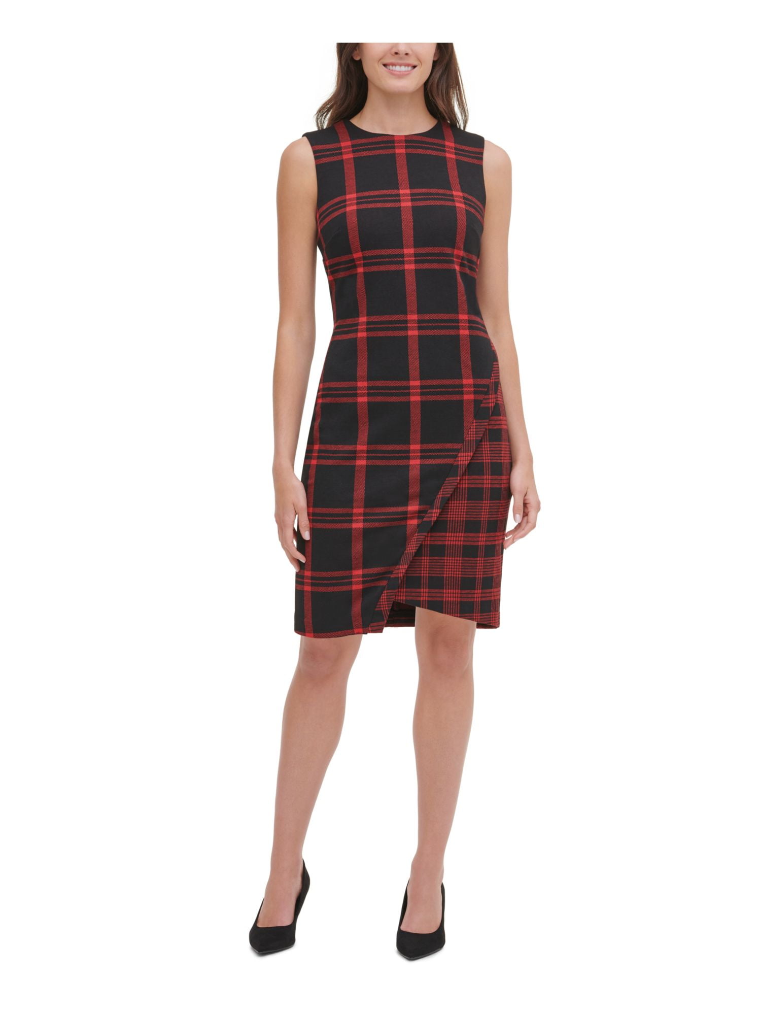HILFIGER $129 New Sleeveless Sheath Dress 18 B+B - Walmart.com