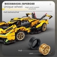 thumbnail image 4 of Compatible con Lego Star Edition Cyberpunk coche deportivo Gini Juguetes educativos para niños Modelo de coche de control remoto Ceremonia, 4 of 5