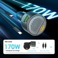 thumbnail image 2 of Rexing 170W Vehicle Quick Charger with 2 USB-C & 1 USB Port Compatible with iPhone and Samsung Note, 2 of 9