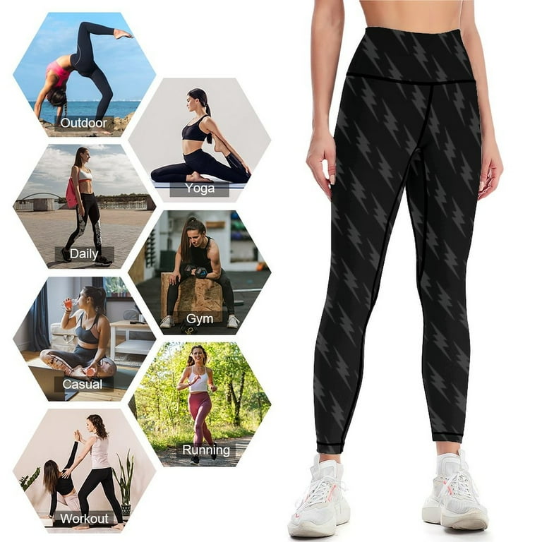 Lightning bolt workout pants deals
