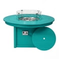 thumbnail image 2 of WestinTrends Helios 47" Modern Outdoor 55,000 BTU Patio Propane Round Fire Pit Table (Rocks Not Included), Turquoise, 2 of 15
