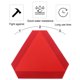 thumbnail image 3 of ADDHAT Reflector Rojo Para Vehículos Lentos Con Material De Aleación Duradero, 3 of 6