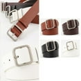 thumbnail image 3 of Ceinture Femme Classique Mode Uni Cuir Véritable Ceinture Grand Sangle Ceintures, 3 of 5